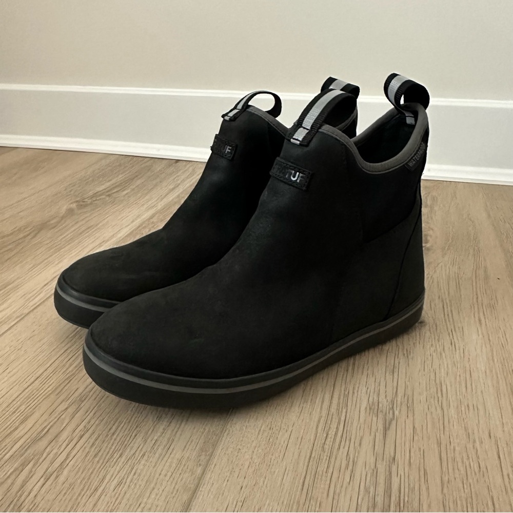Xtratuf Black Leather Deck Boots